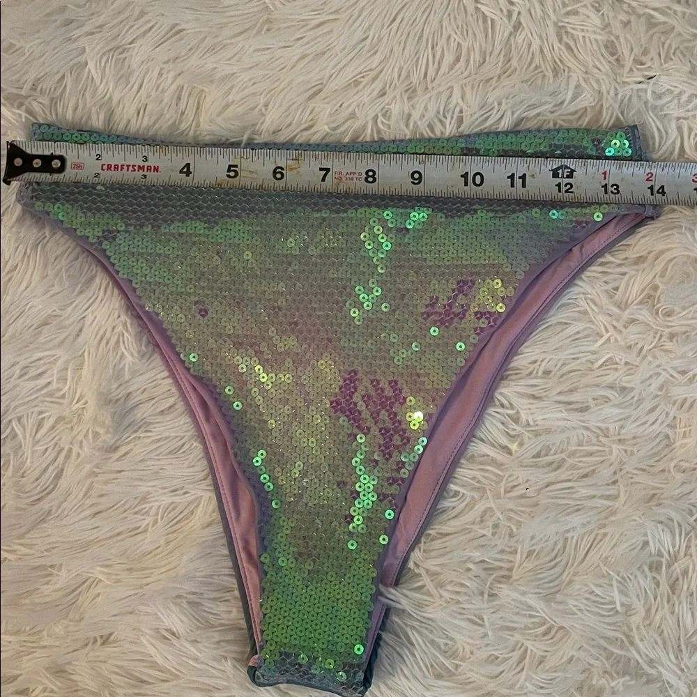 DANNIJO Gianni Bini Multicolor Sequin Bikini Bottom Size Medium NWT - Picture 7 of 8